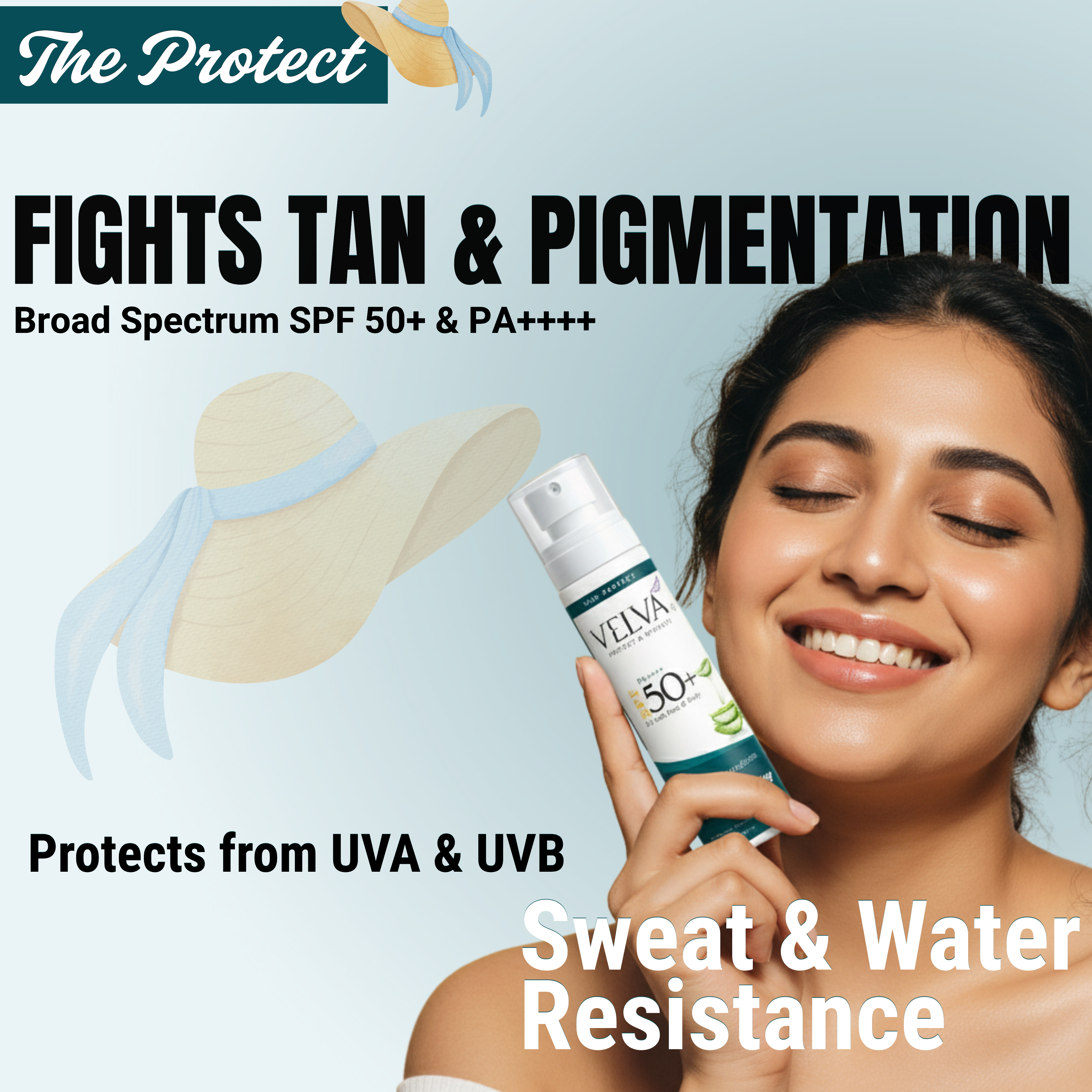 Velva Sunscreen Spray SPF 50 PA++++ | For Men & Women 100ml