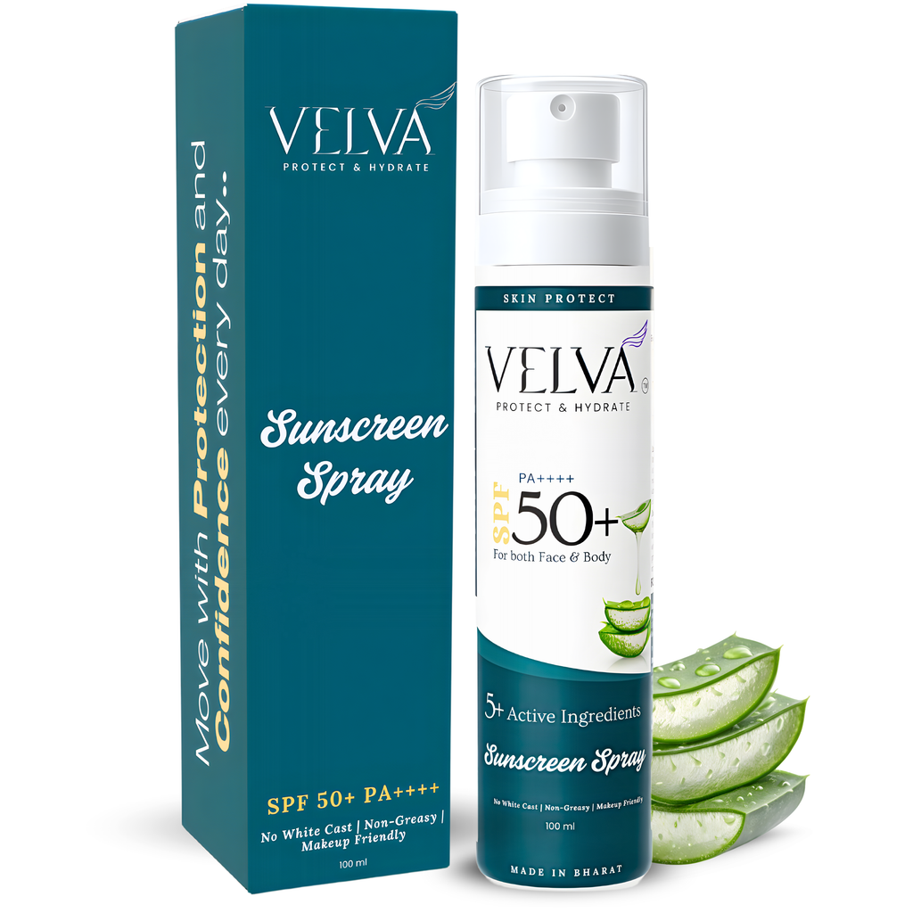 Velva Sunscreen Spray SPF 50 PA++++ | For Men & Women 100ml