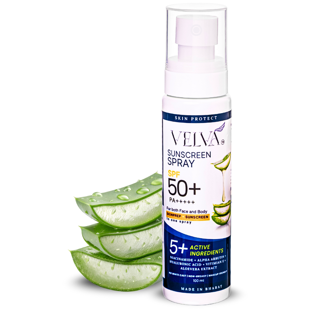 Velva Sunscreen Spray SPF 50 PA++++ | For Men & Women 100ml - SUNSCREEN SPRAY